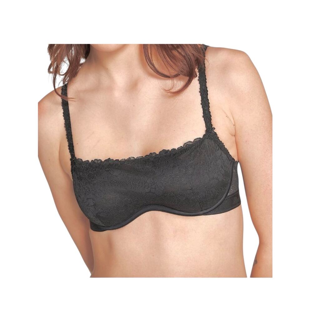 PINK Victoria’s Secret XS Wink unlined lace scoop bra BC2 3301